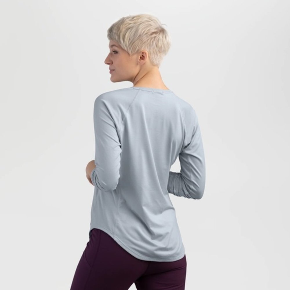 Outdoor Research Women's Argon L/S Tee Titanium NWT - Picture 2 of 8